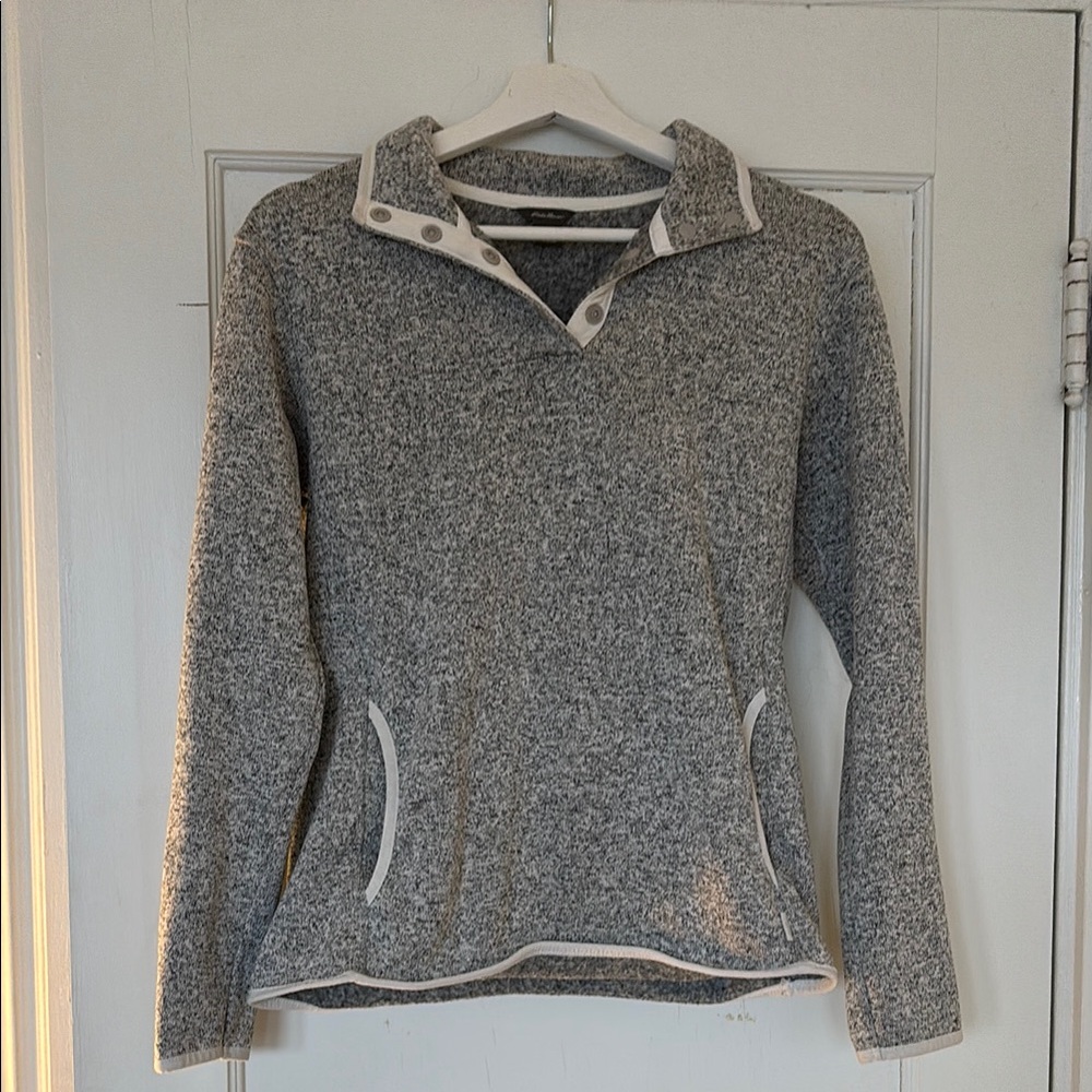 Cozy Gray Pullover Sweater